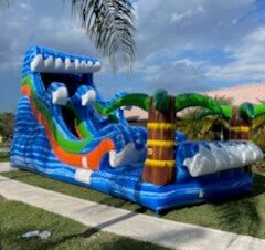 25' Tall - Beach Break Water Slide single lane