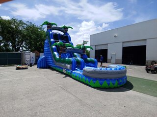 25' Tall - Blue Nile Water Slide w/POOL