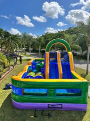 40' Long Goombay Splash Obstacle Course Wet or Dry