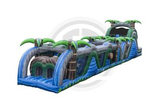 70' Long Rainforest Rampage Obstacle Course