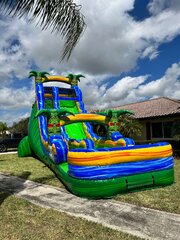 25' Tall - Reggae Rush Water Slide single lane