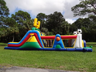 45' Long Backyard Sports Obstacle Course