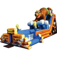 20' Tall - Bear Camp Water Slide dual lane