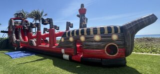 32' Tall - The Black Pearl Water Slide dual lane