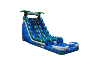 25' TALL Blue Falls Water Slide Dual lane 