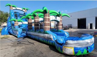 25' Tall - Blue Nile Water Slide w/ Slip n Slide