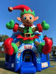 Giant Elf Bounce House