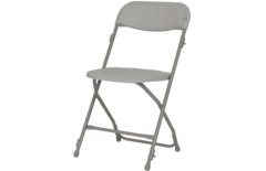 Chair - White Folding Adult Size