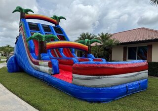 20' Tall Freedom Falls Dual Lane Waterslide