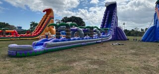 40' Tall - Grape Crush Water Slide single lane