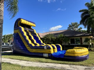 20' Tall - Purple Haze Water Slide w/Pool