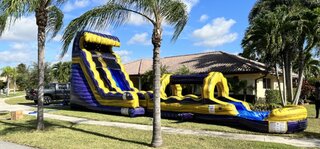 25' Tall - Purple Haze Water Slide w/ Slip N Slide