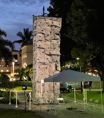 30' Tall Rock Climbing Wall