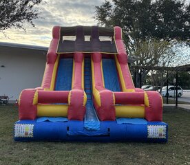 20' Tall Screamer Dual Lane Dry Slide