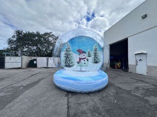 Human Snow Globe- for pictures ONLY!