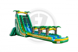 32' Tall - Tropical Storm Water Slide dual lane