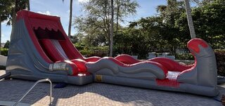 18' Tall - Volcano Water Slide w/ Slip N Slide