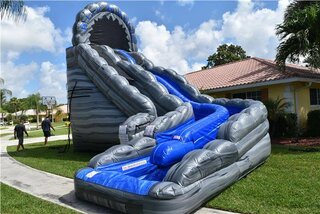 25' Tall - Wild Rapids Water Slide dual lane