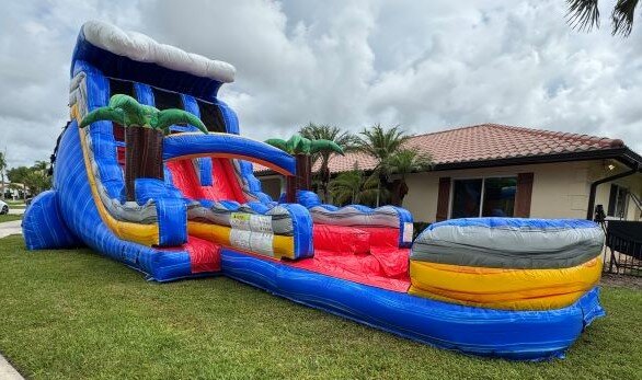 20' Tall Ripcurl Dual Lane Waterslide