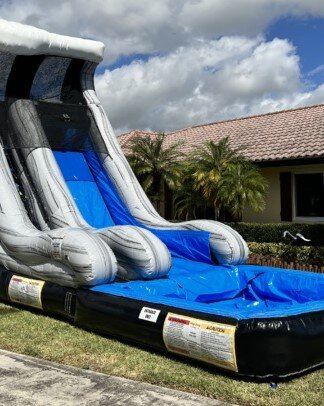 20' Tall - Severe Storm Water Slide single lane