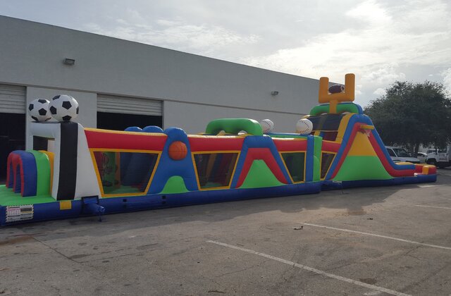 70' Long Sports Adventure Obstacle Course