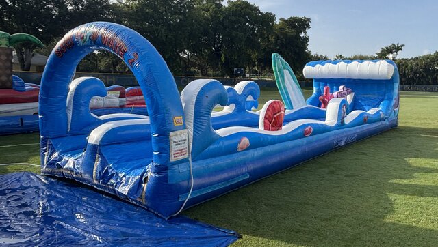 30' Long Surf the Wave Slip n Slide dual lane