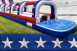 Red White and blue Super Slip N Slid