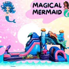 Mermaid Bounce House Combo