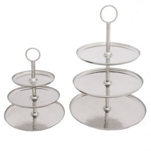 3 Tier Hammered Trays