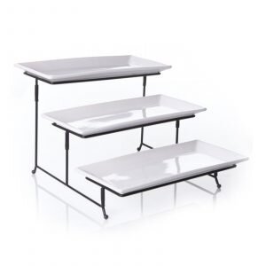 3 Tier Rectangle Buffet Stand