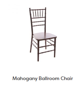 Mahogany Ballroom Chair