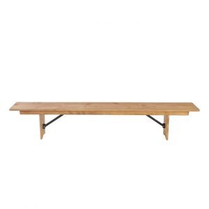8ft New Bench Wood Legs