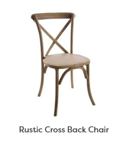 Rustic Cross Back Chair