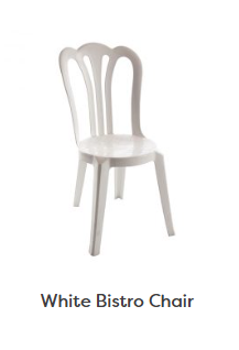 White Bistro Chair