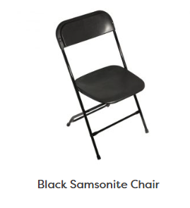 Black Samsonite Chair