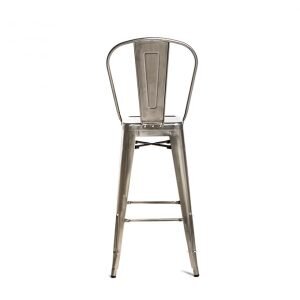 Gun Metal Barstool Back