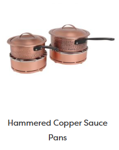 Hammered Copper Sauce Pan