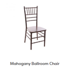 Mahogany Ballroom Chair