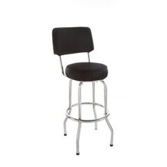 Black Stool w/ Back