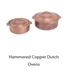 Hammered Copper Dutch Oven