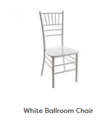 White Ballroom Chair