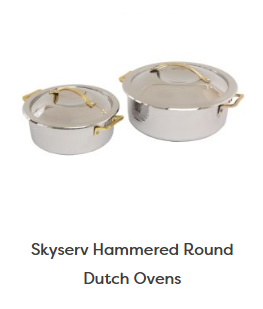 Skyserv Hammered Round Dutch Oven