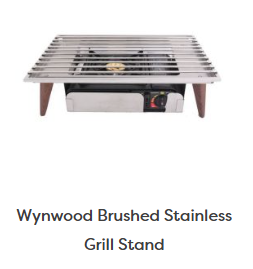 Wynwood Brushed Stainless Grill Stand