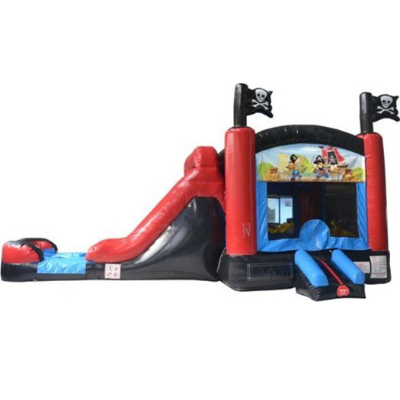 5 in 1 Pirate Bounce and Water Slide Combo - Customer Pick Up