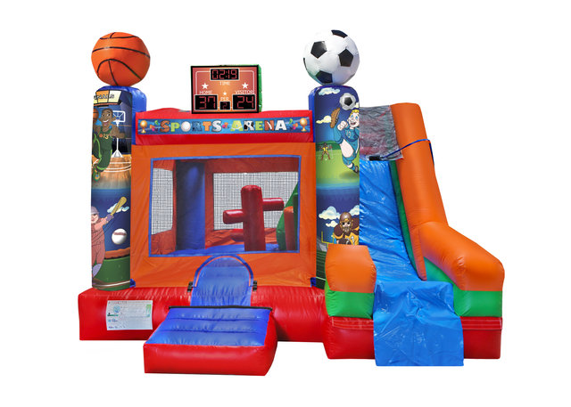 6 in 1 Sports Bounce and Slide Combo Dry