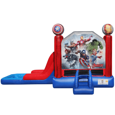 5 in 1 Marvel Avengers Bounce and Water Slide Combo