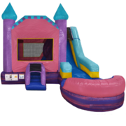 6 in 1 Princess Bounce and Water Slide Combo