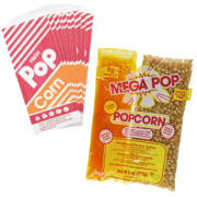 Popcorn 50 Servings with Bags