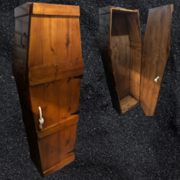 Life Size Wood Coffin