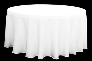 Round Tablecloths (White)